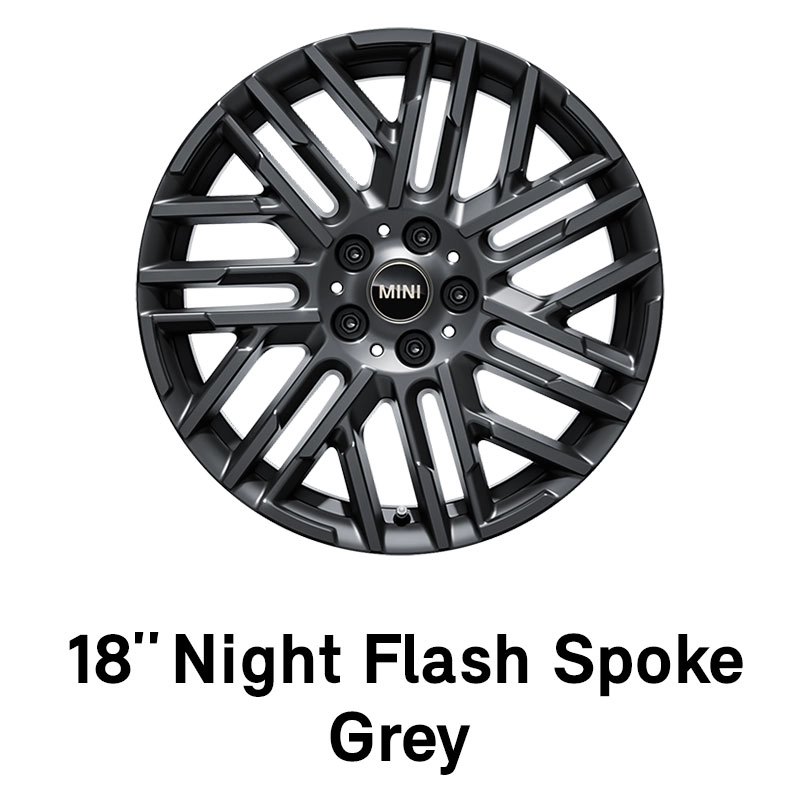 MINI - equipment - 18 inch night flash spoke grey