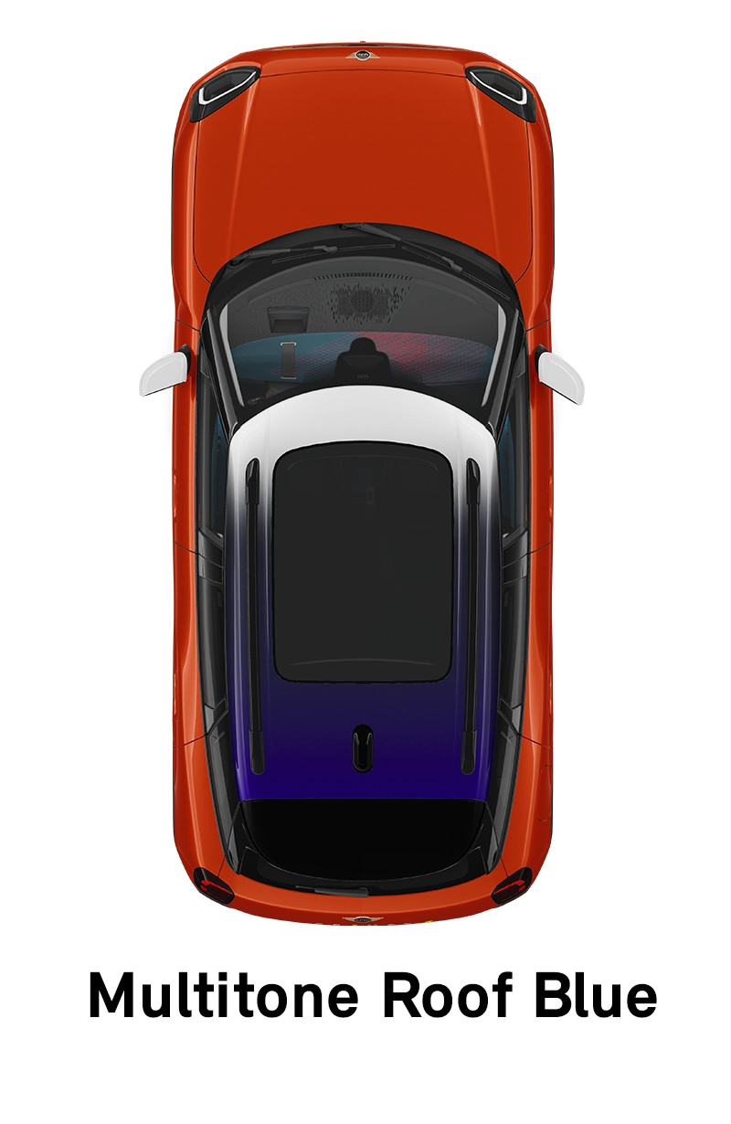  MINI - equipment - exclusive style roof in multitone blue