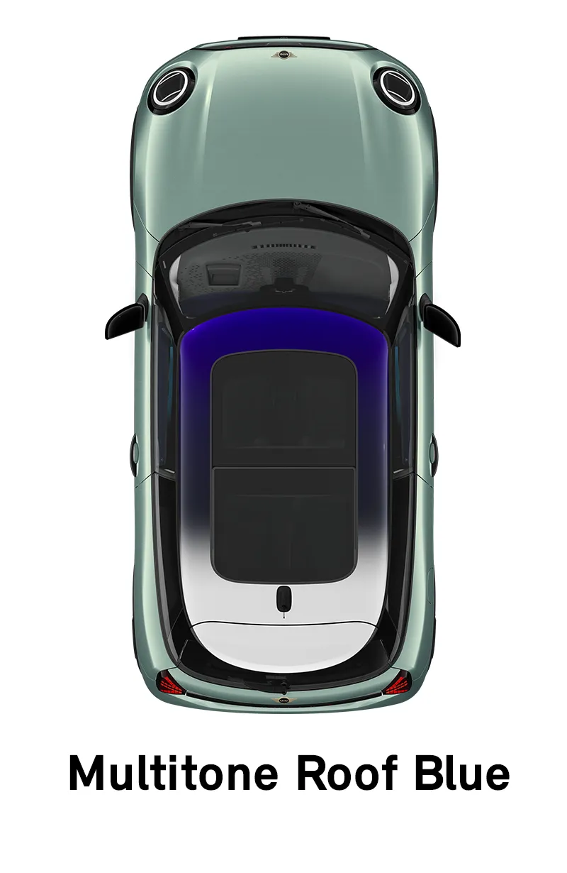  MINI - equipment - classic style roof in multitone blue