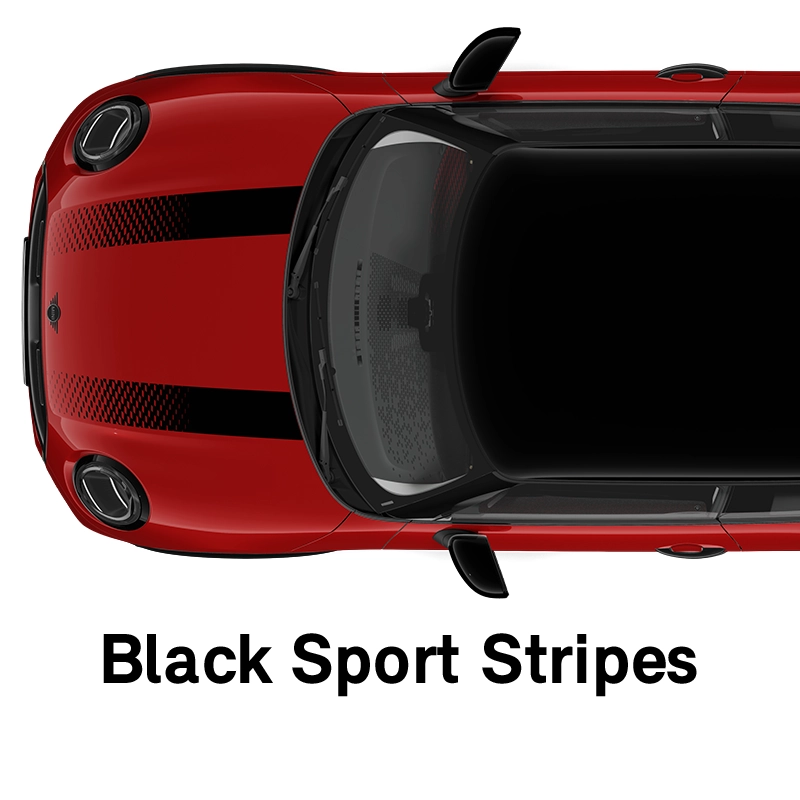  MINI - equipment - sport style black sport stripes