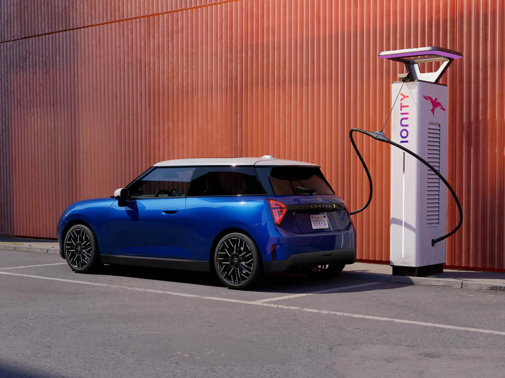 All-Electric MINI Cooper - Charging in Public