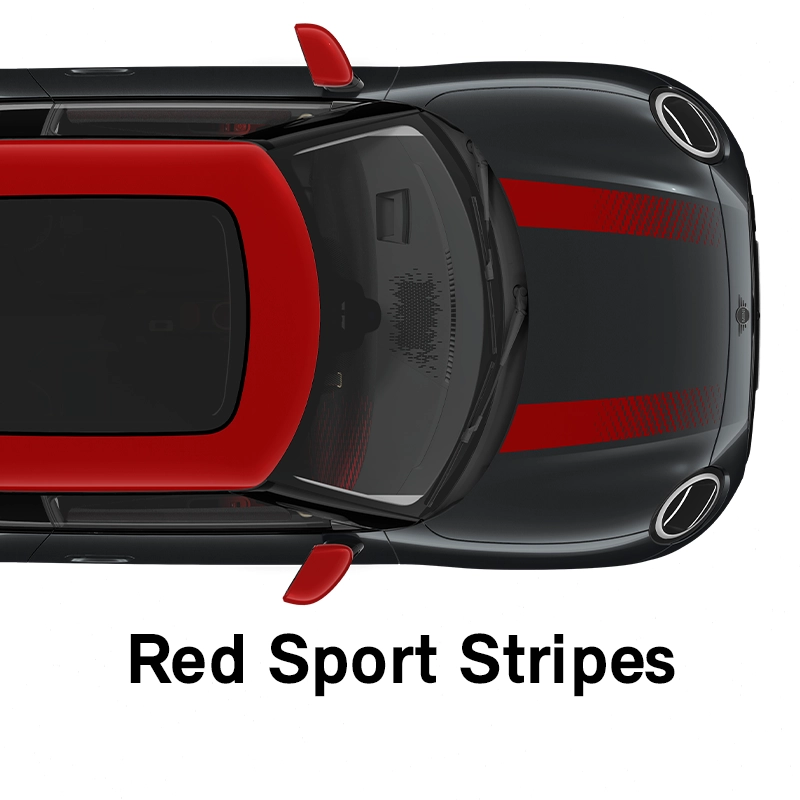  MINI - equipment - sport style red sport stripes
