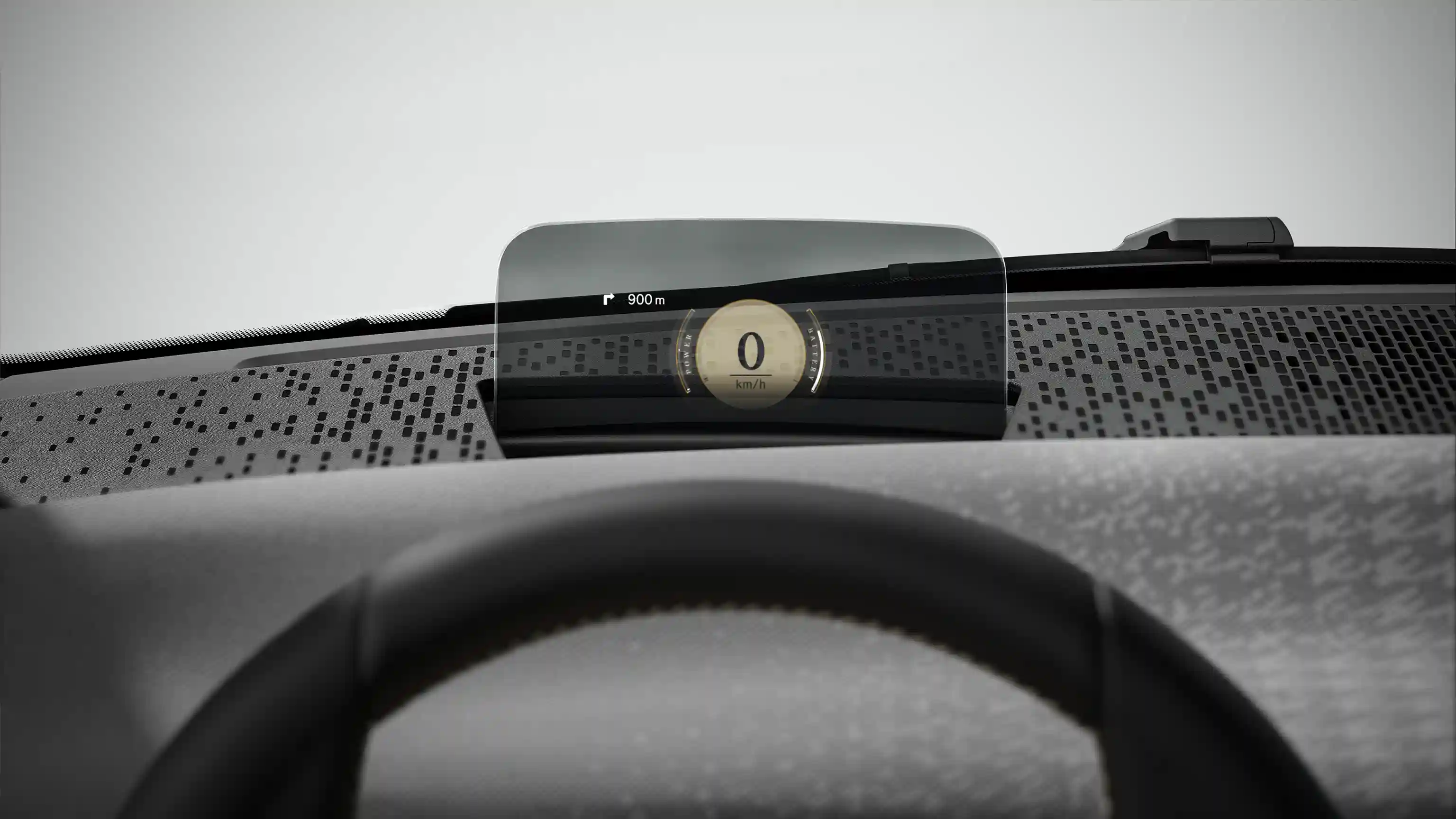All-electric MINI Cooper - Head-up Display
