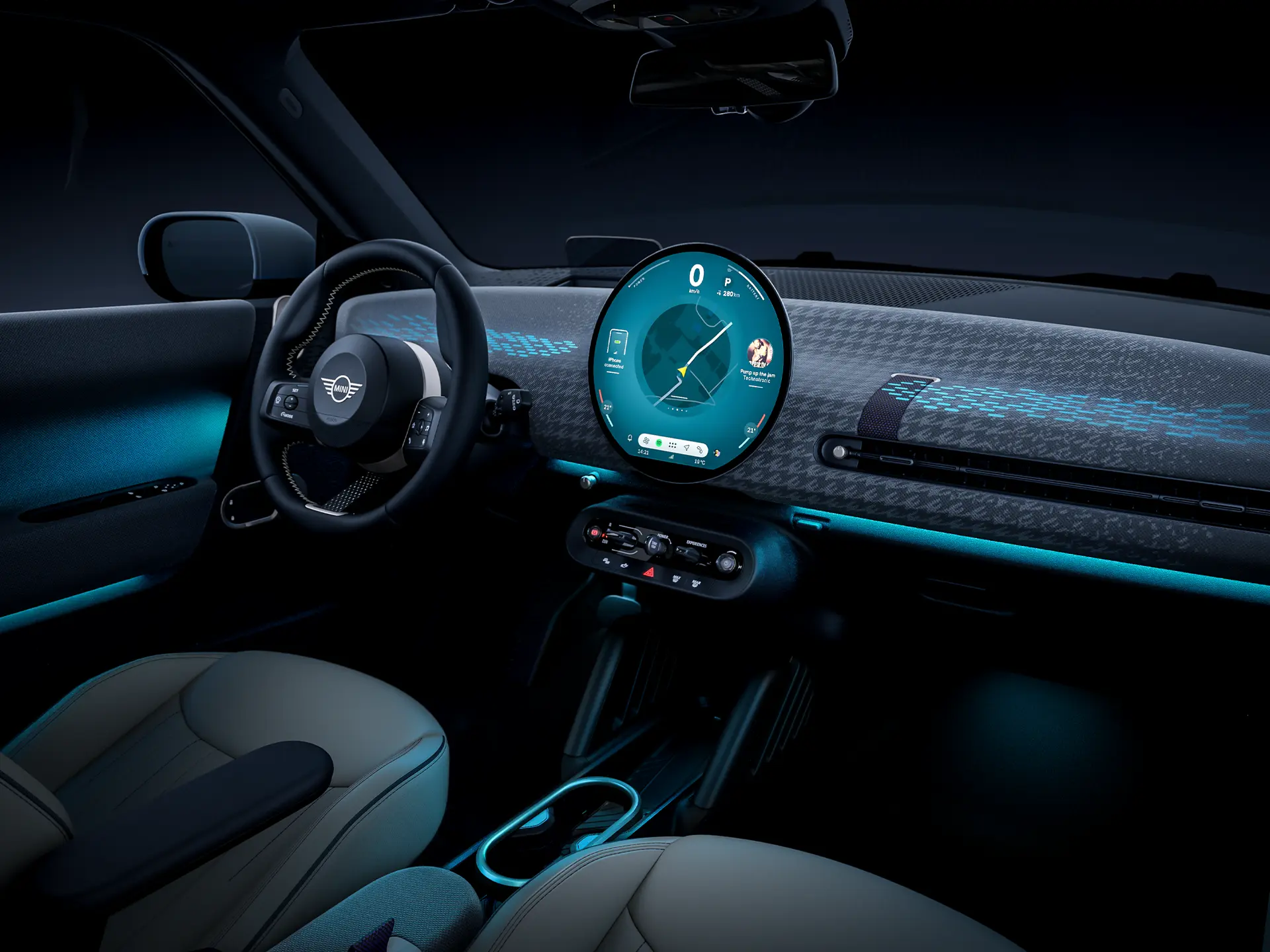 All-electric MINI Cooper - Interior Experience