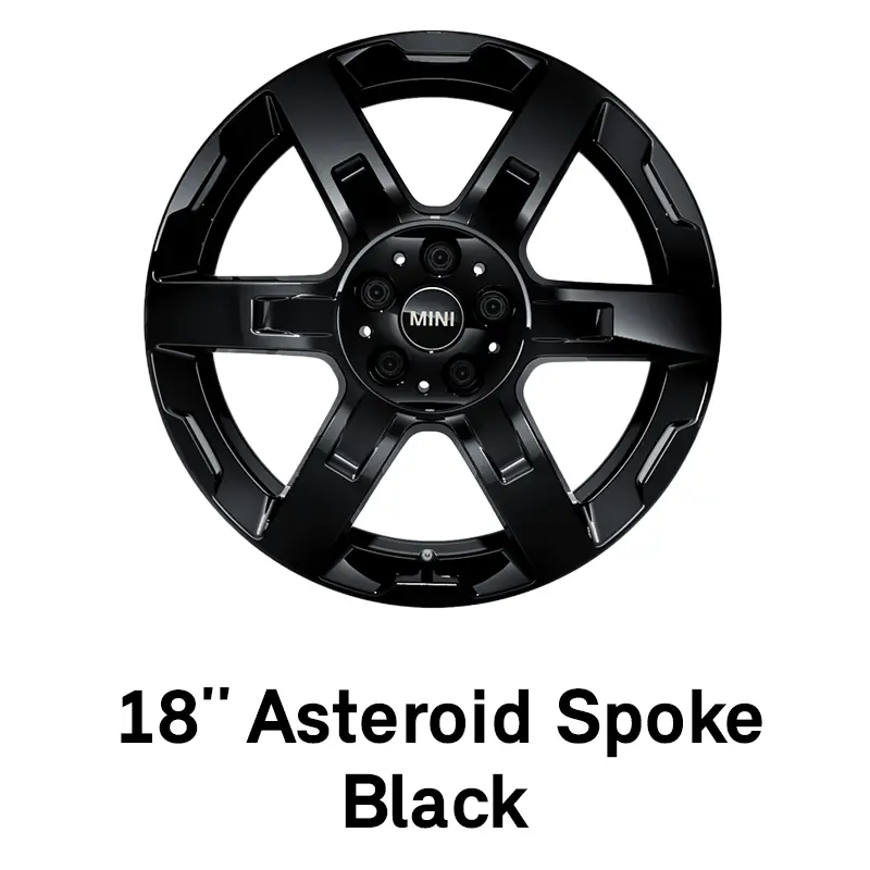 MINI Rim: 18-inch Asteroid Spoke Black