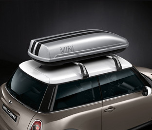 MINI roof box 320 Titanium Silver