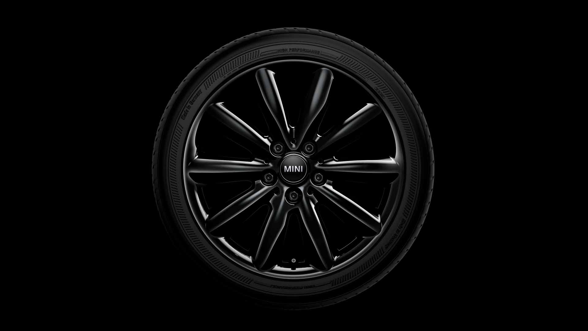 MINI light alloy wheel Cosmos Spoke 499 in Jet Black