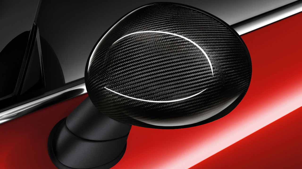 JCW exterior mirror caps, carbon