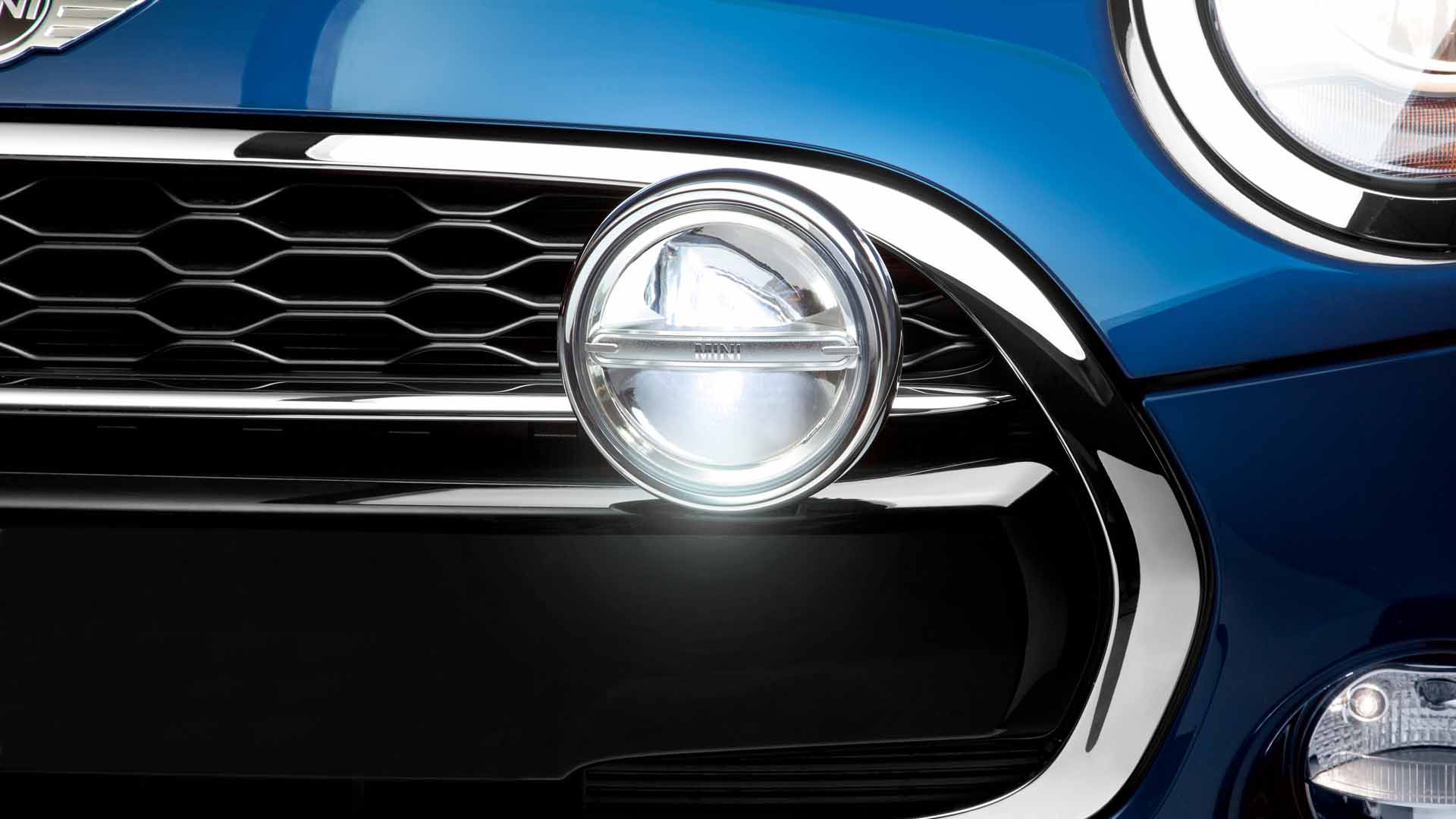 MINI LED auxiliary headlights chrome