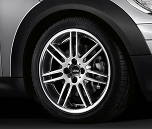 MINI light alloy wheel Double Spoke R99, polished