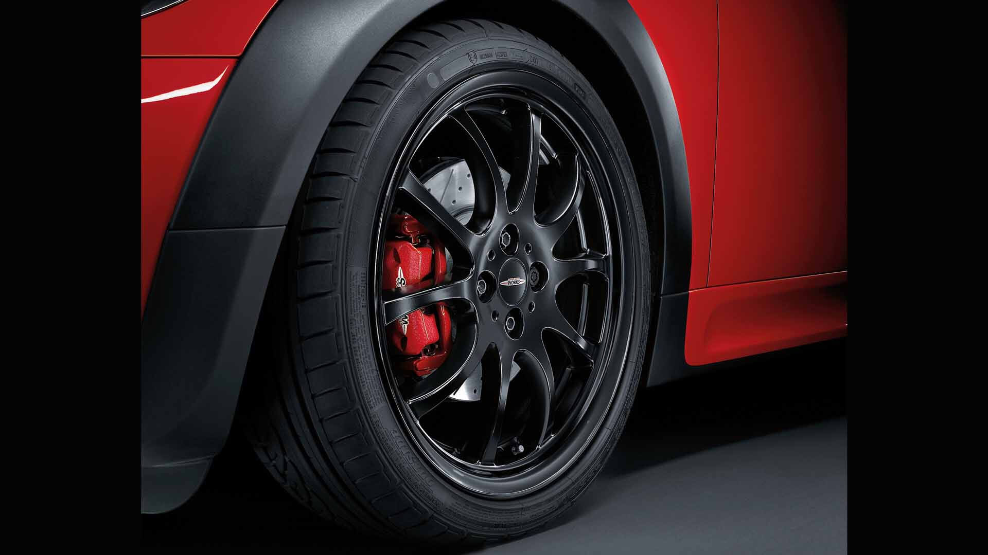 JCW light alloy wheel Double Spoke R105 in Black, matt