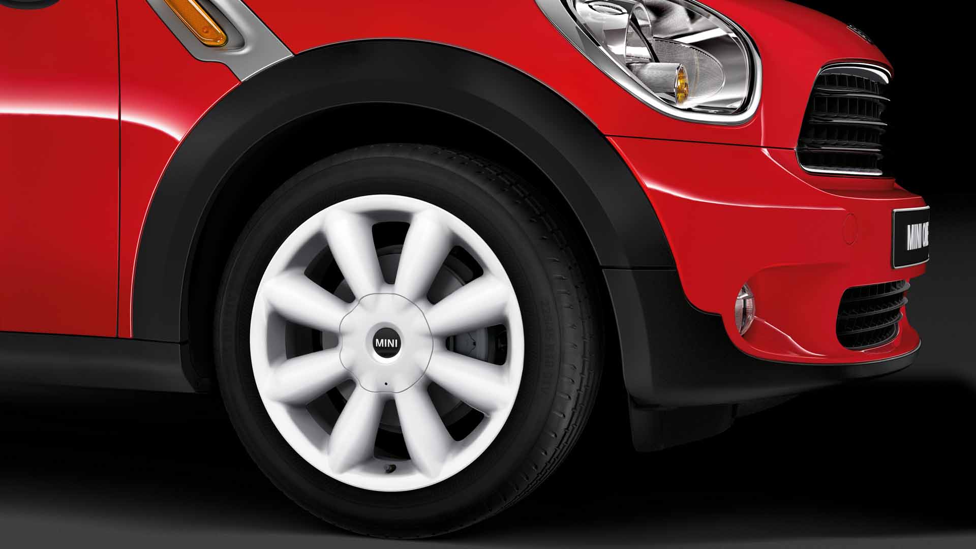 MINI light alloy wheel Turbo Fan R126 in White
