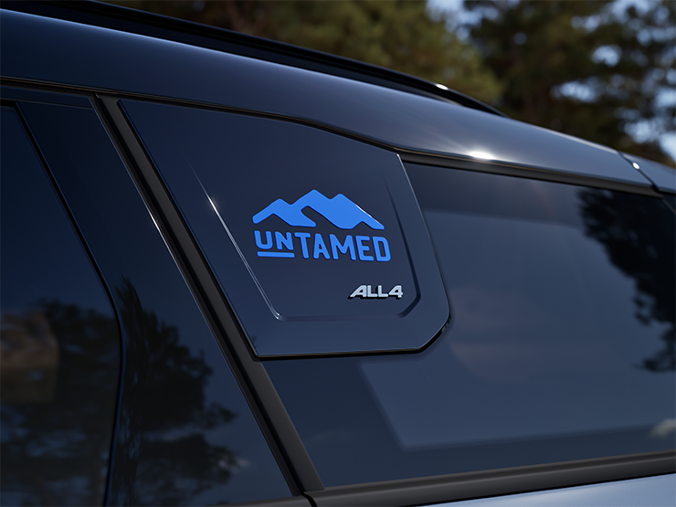 Image of the MINI Countryman Untamed Edition C-pillar.