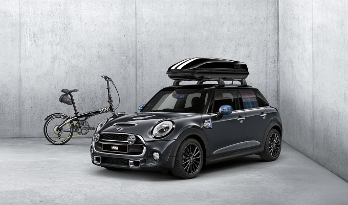 MINI roof box 320 Titanium Silver