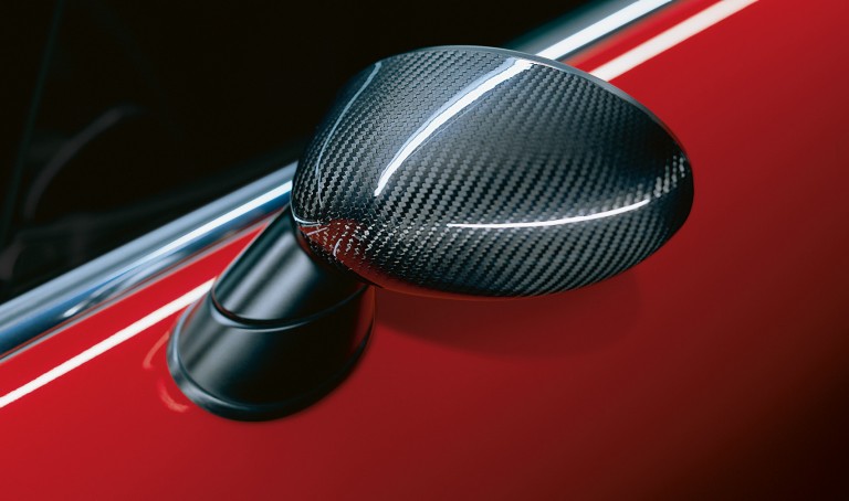 John Cooper Works Pro exterior mirror caps, carbon