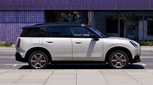 MINI Countryman parked on a street.