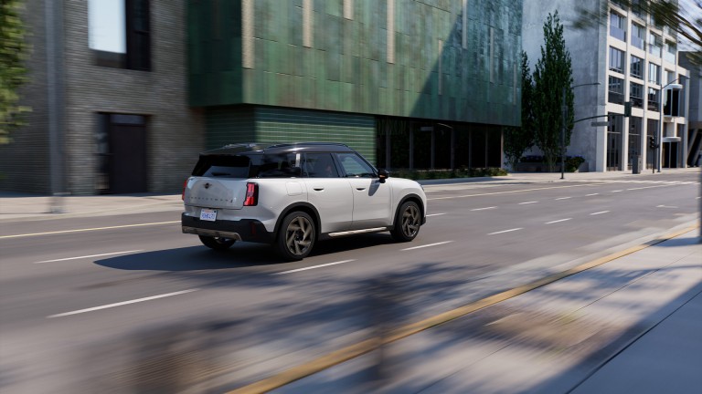 MINI Countryman driving down the road