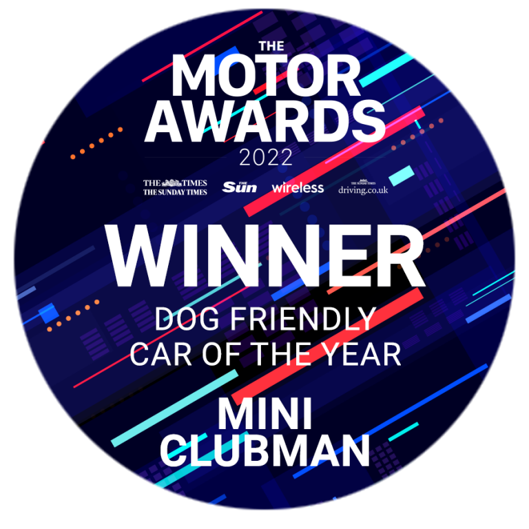 The Motor Awards 2022 Dog Friendly Car of the Year MINI Clubman