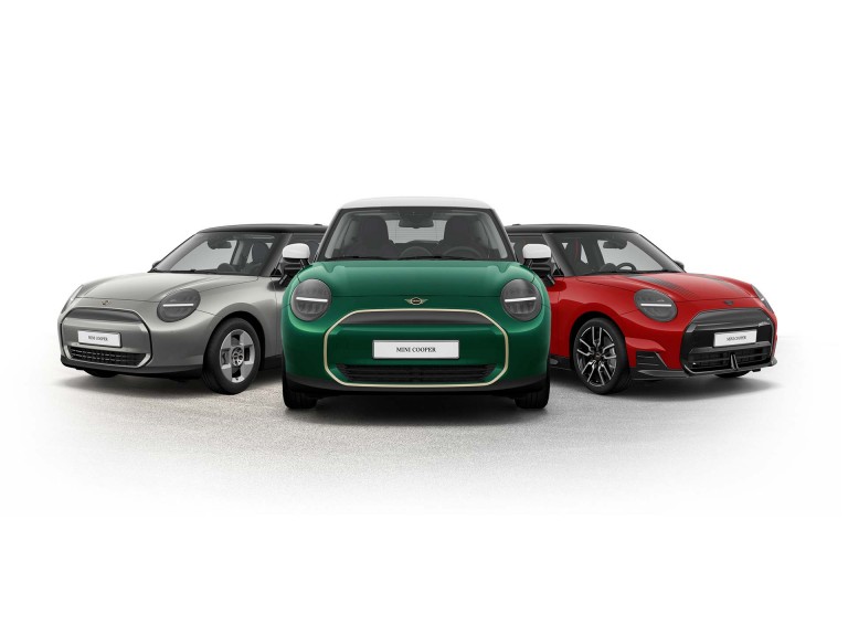 All-Electric MINI Cooper - TRIM Collage
